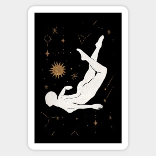 Fly Astro Celestial Feminine Sticker